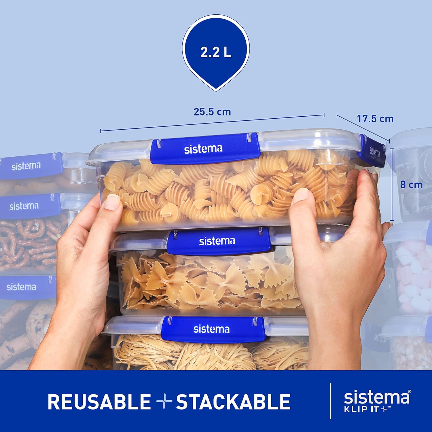 Thumbnail 2 de Sistema KLIP IT PLUS contenitori per alimenti 2,2 L