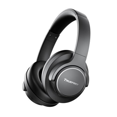 Imagen de truefree Auriculares Bluetooth 6.0 con ANC, 125 h de autonomía y diseño supraural en OfertitasTOP