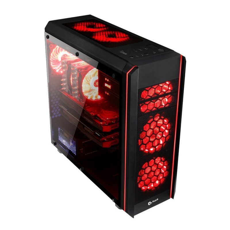 Thumbnail 2 de Talius Daemon Cristal Templado USB 3.0 RGB Negra