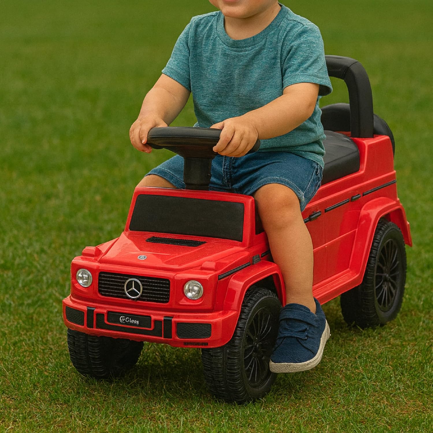 Detalle 2 de Baroni Toys Suv Mercedes Ride-On 1-4 anni 69,5x29x43 cm Rosso