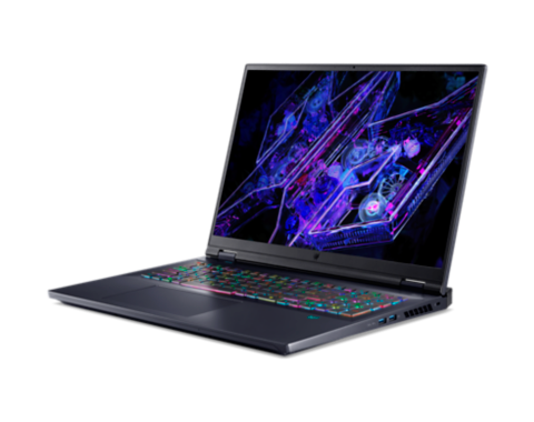 Detalle de Acer Predator Helios 18 (PH18-72): 18-inch gaming laptop with Intel i9 and RTX 4080