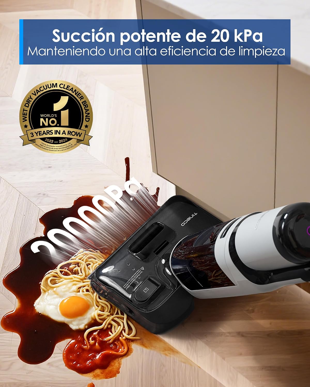 Detalle 2 de Tineco Floor One i5 Stretch aspiradora fregona