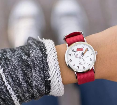 Thumbnail 6 de Timex Weekender x Peanuts Snoopy 38mm Quartz Watch TW2R41400