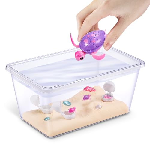 Detalle 2 de Pets Alive Mama Turtle Surprise by ZURU — A playful robot turtle for imaginative water world adventures