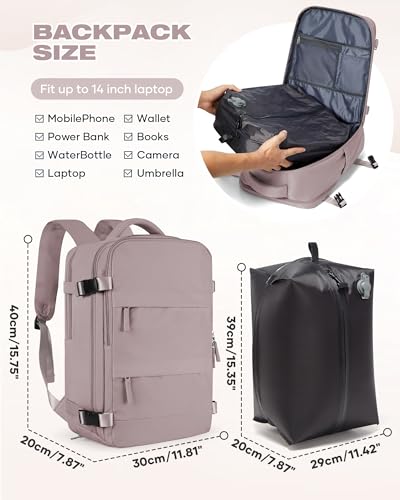 Detalle 2 de SZLX Mochila de viaje al vacío 40 x 30 x 20 cm con bomba eléctrica y USB-C