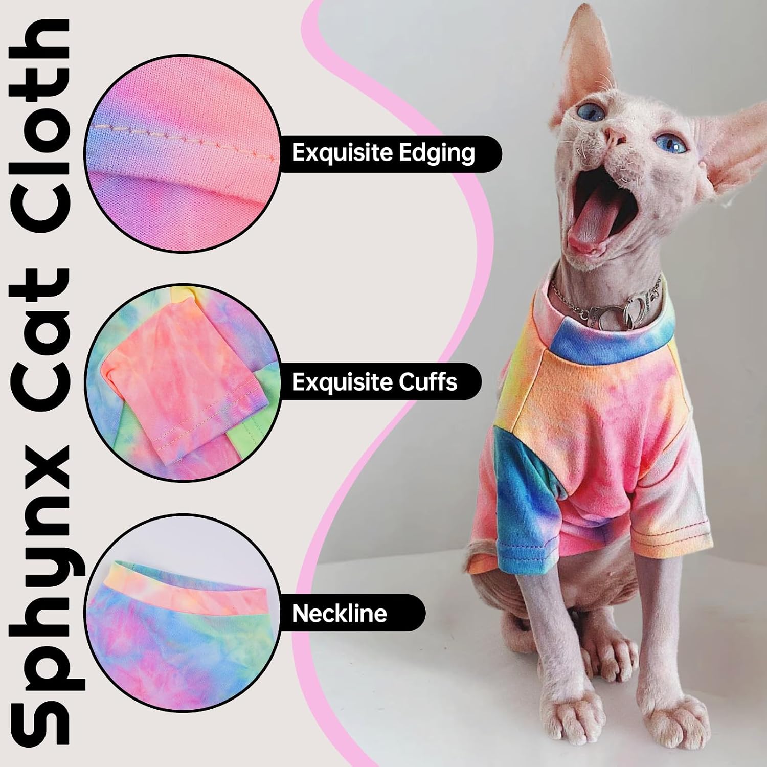 Detalle de QBLEEV Cat Shirt, Cotton