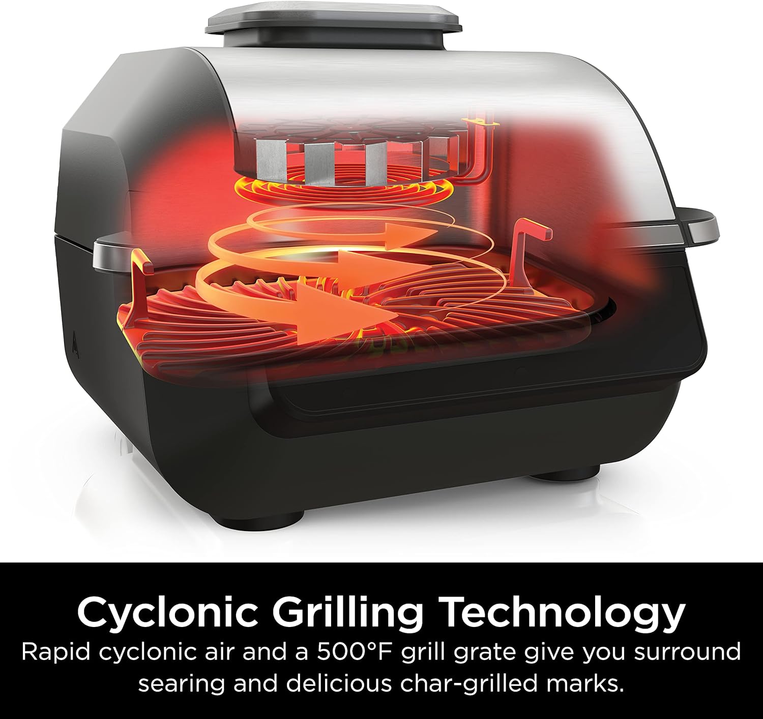 Thumbnail 5 de Ninja EG201 Foodi 6-in-1 Indoor Grill (2nd Gen) with Air Fry, Roast, Bake, Broil & Dehydrate