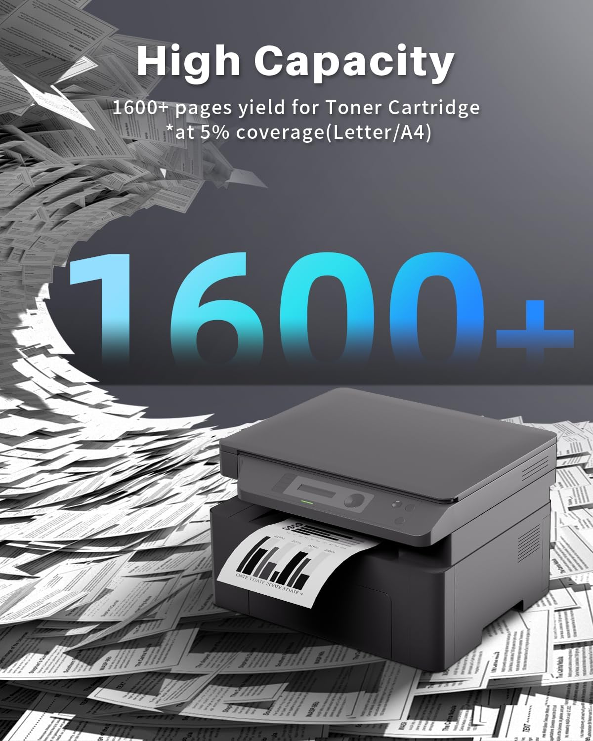 Thumbnail 3 de INK4U 85A CE285A toner compatibile nero per HP LaserJet (2x confezione)