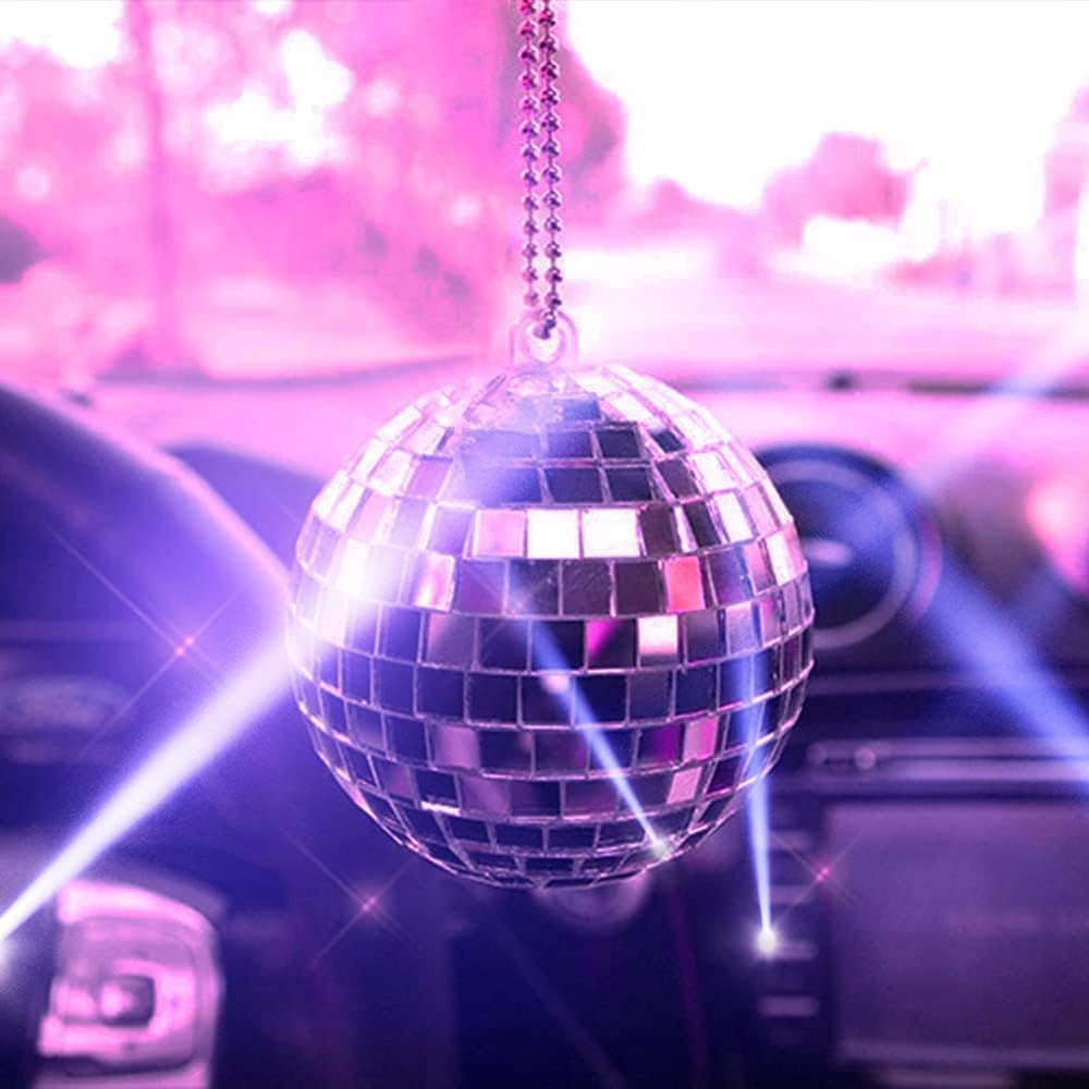 Detalle de 21 Pcs Mirror Disco Ball Set (3–6 cm) for Hanging Decor