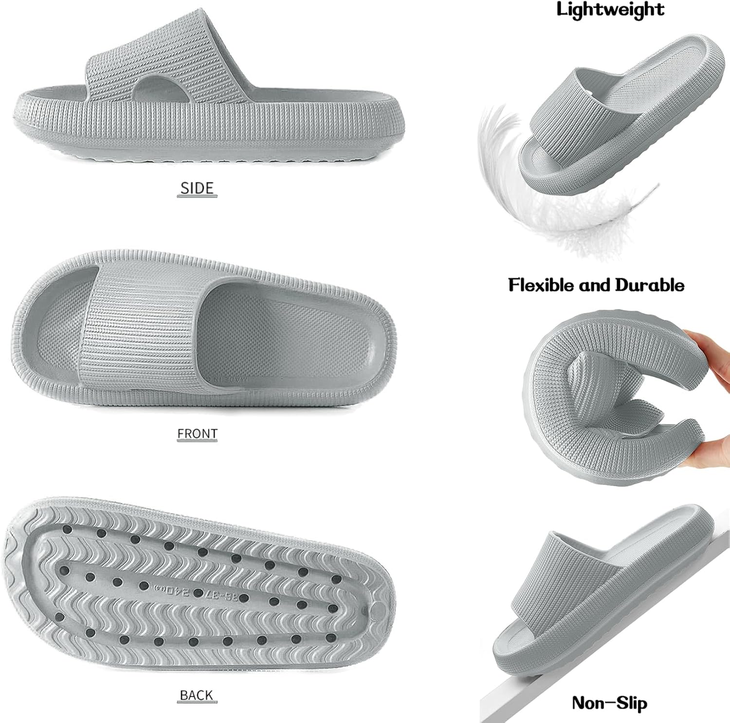 Detalle de QJJQ Cozislides Badeschuhe Größe 38/39