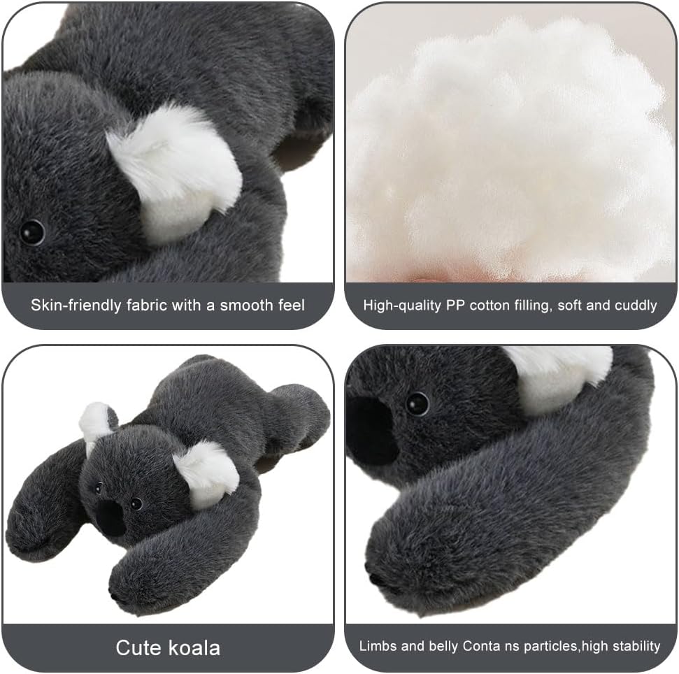 Detalle de BRTNUP Weighted Plush Animals Koala 30cm – Hugging Pillow for Anxiety Relief and Sleep Support
