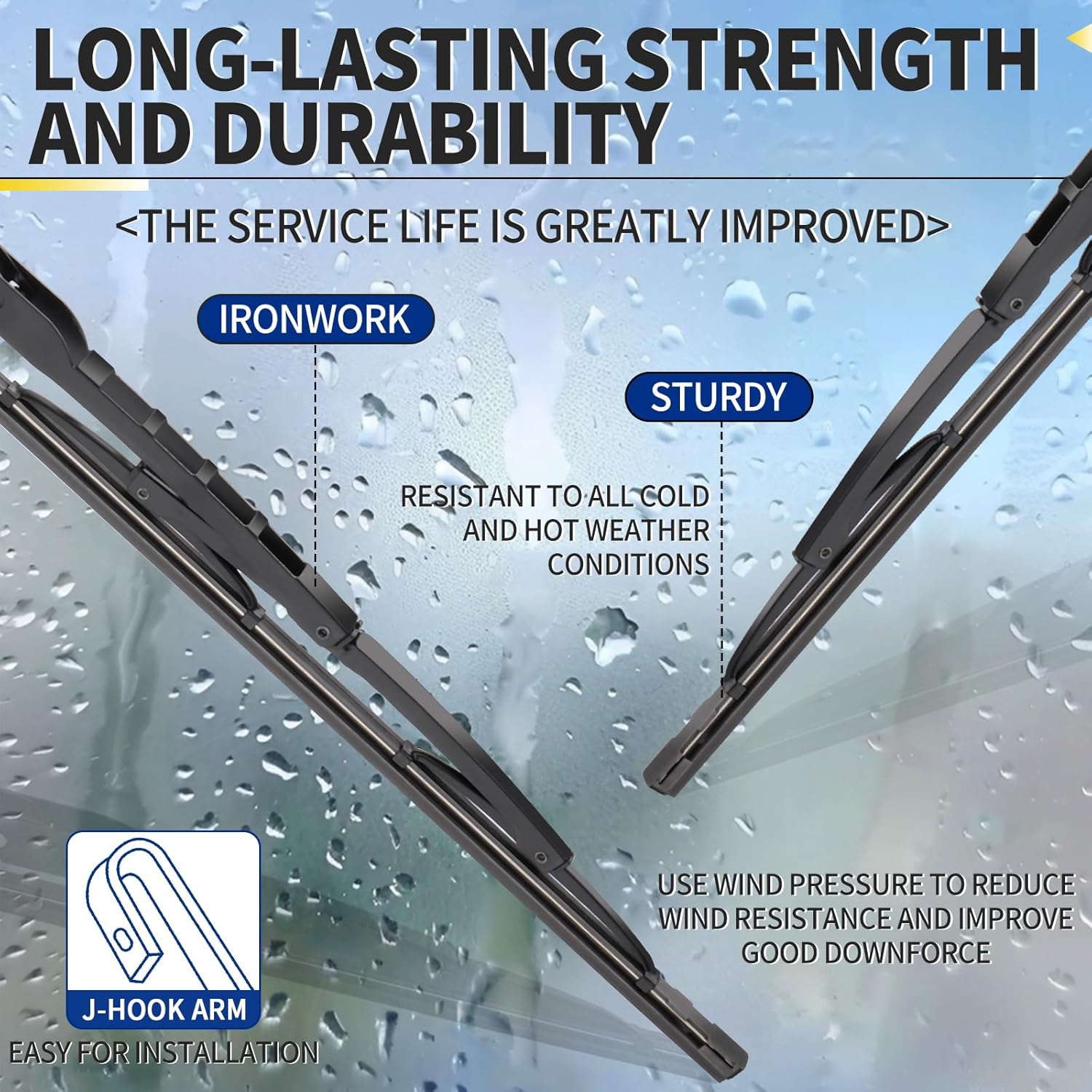 Detalle 2 de JINGOU 22" Wiper Blades