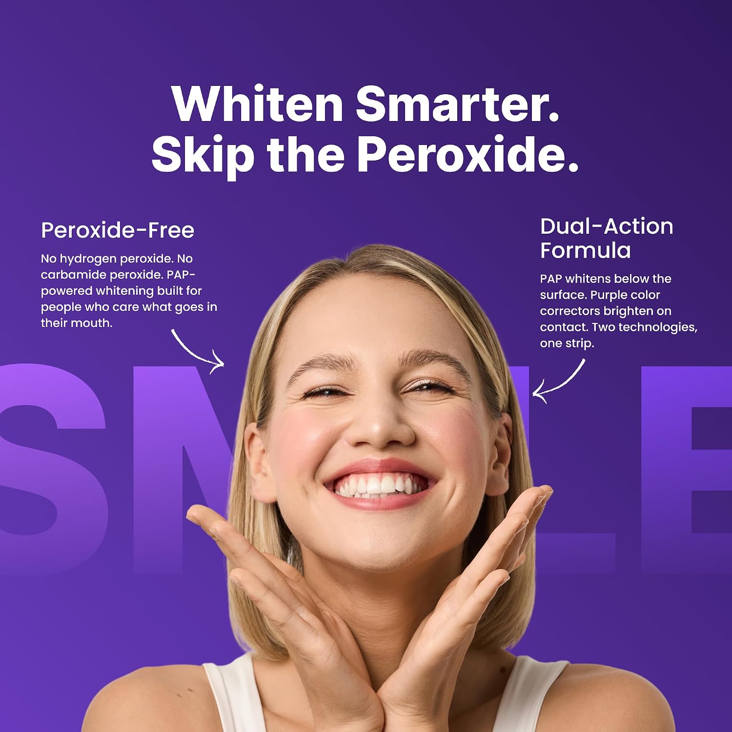 Thumbnail 2 de DRDENT Purple Strips: No-Peroxide Whitening with PAP for Safe, Everyday Sparkle
