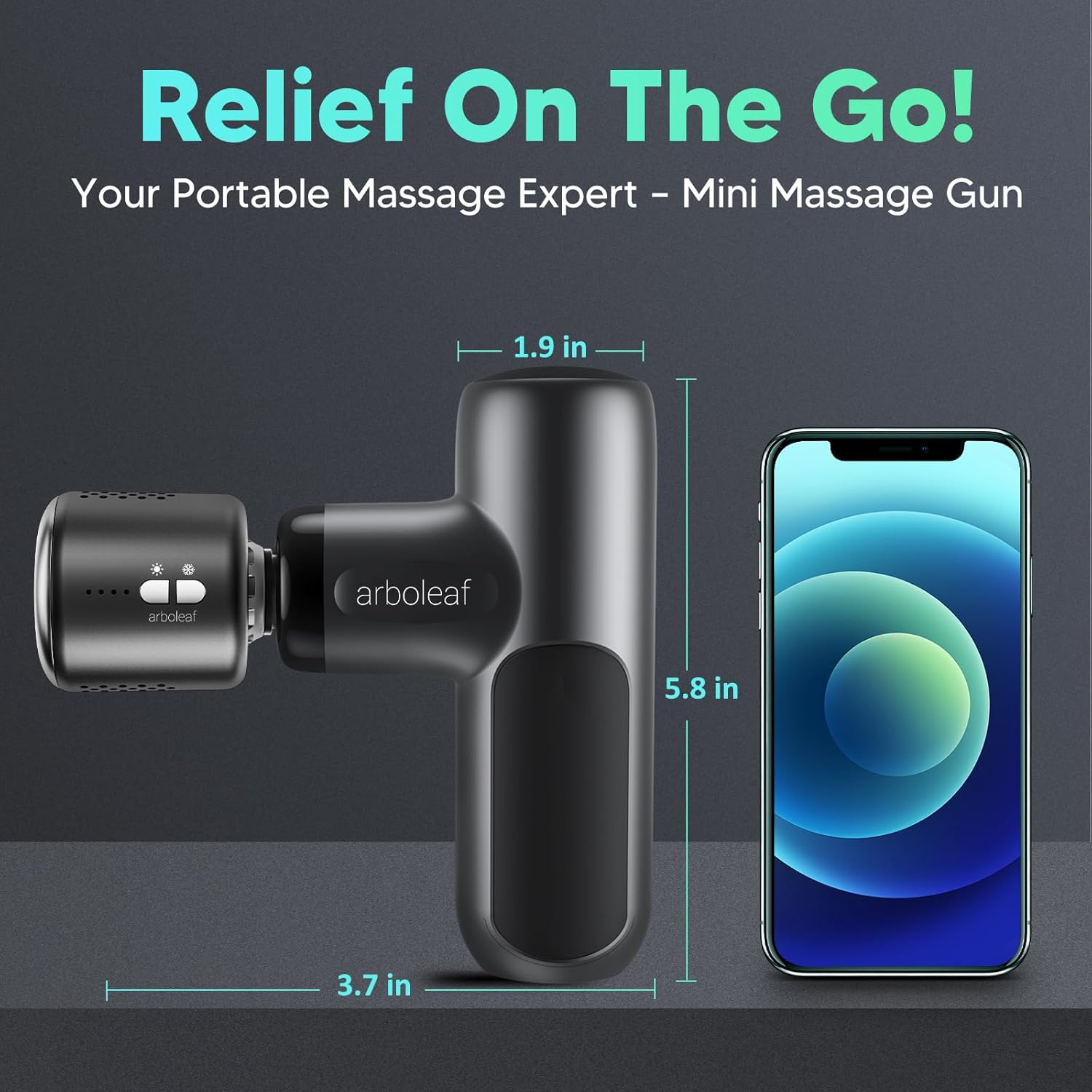 Thumbnail 6 de arboleaf Mini Massage Gun Heat Cold