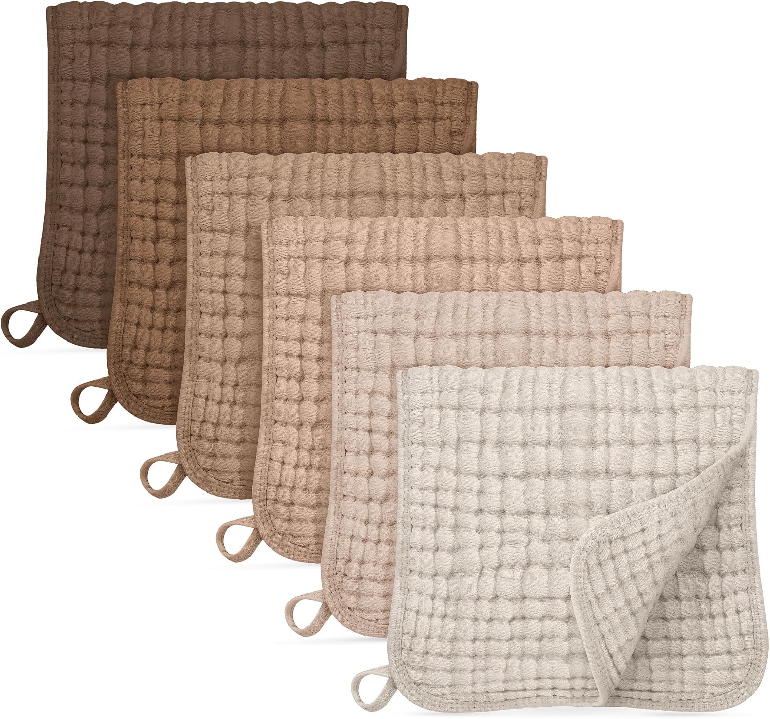 Unnivoll Muslin Cloths 50x25 cm baby burp cloths
