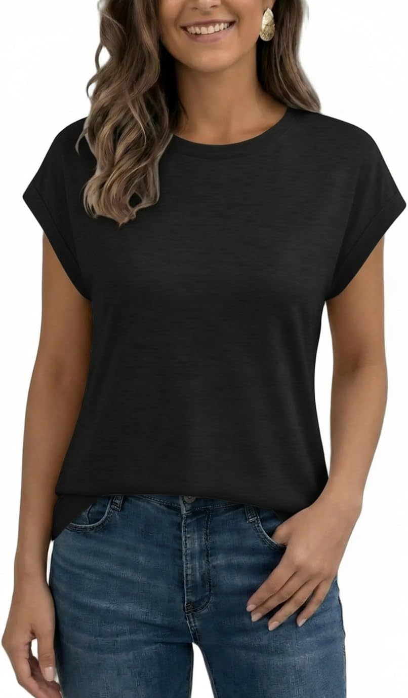 Thumbnail 1 de AirMood Damen-T-Shirt für den Sommer mit Flügelärmeln – lässig & bequem
