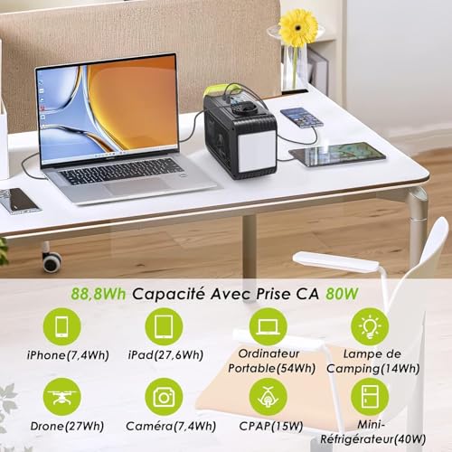 Thumbnail 2 de MARBERO Estación de Energía Portátil 88Wh ⚡ Camping y Viajes