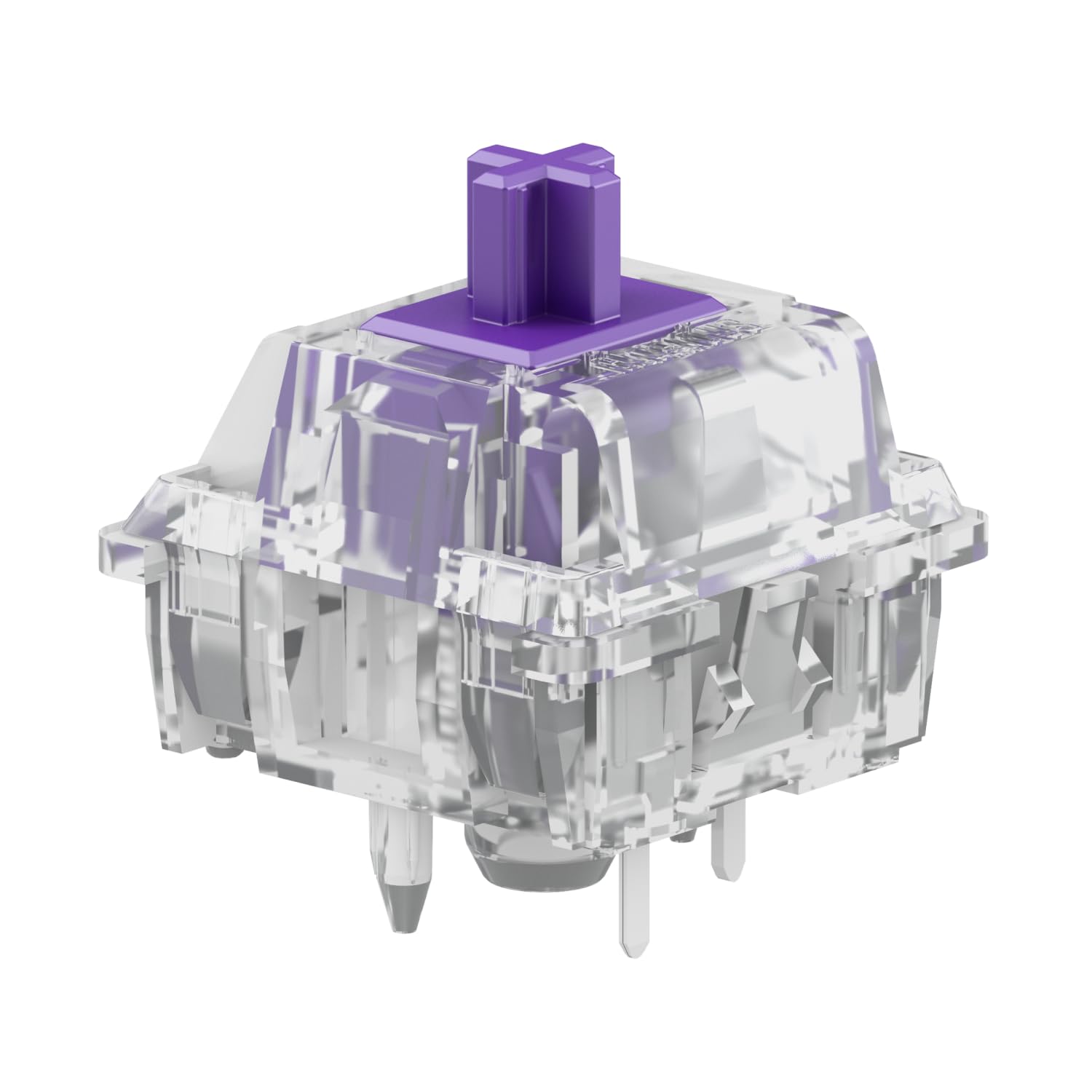 Detalle de Glorious Gaming Mako Switches (110 PCS): Tactile, Pre-Lubed 5‑pin Hot-Swap Compatibility