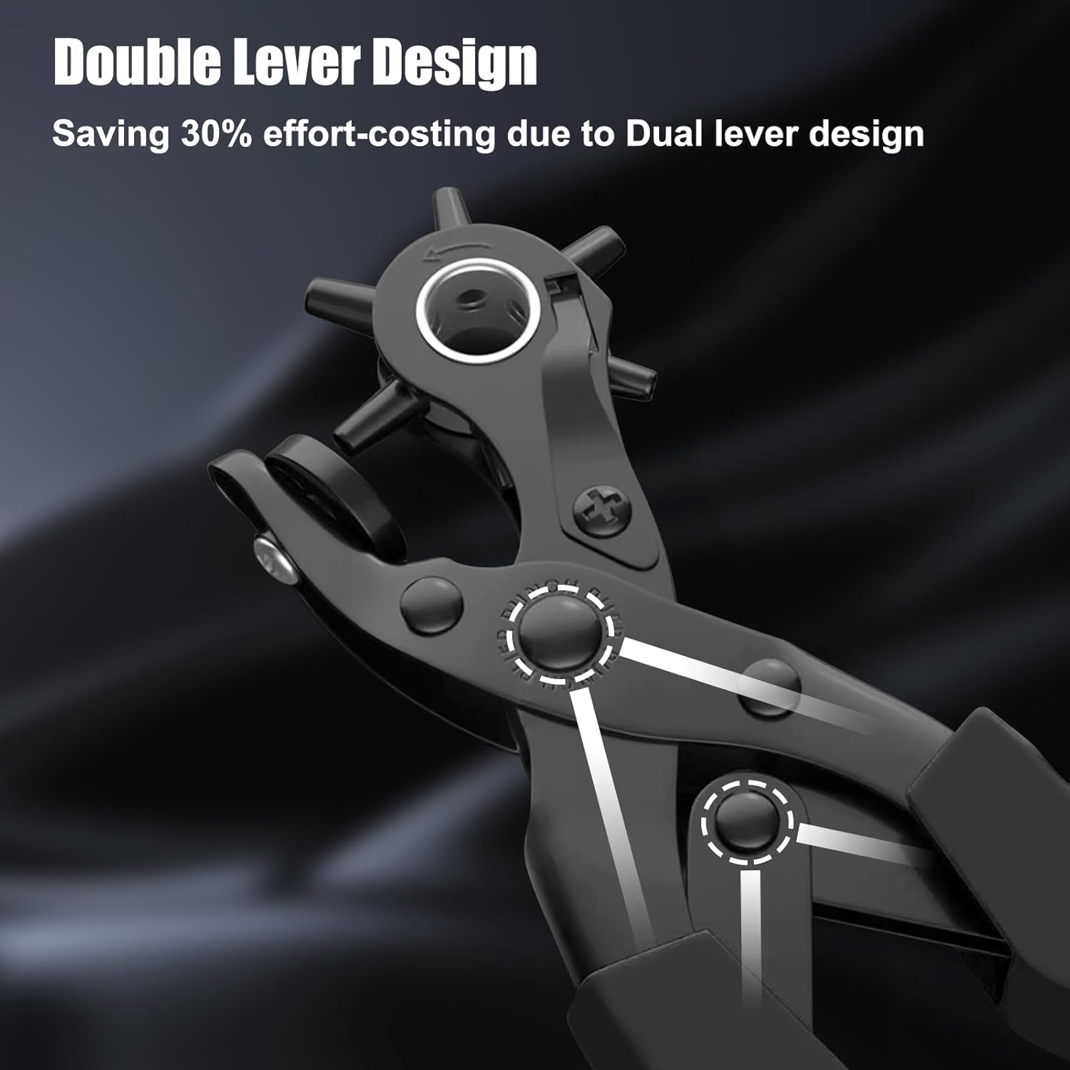 Detalle 2 de Leather hole punch plier set