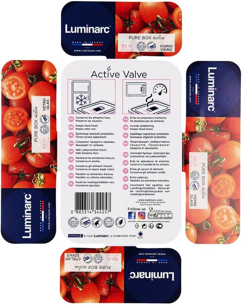 Thumbnail 5 de Luminarc Pure Box Active - Recipiente Hermético Rectángulo 🍱