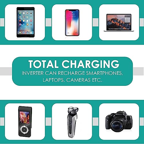 Thumbnail 4 de OVERMUST Inversor coche 300W — adaptador 12V a 220V 📱