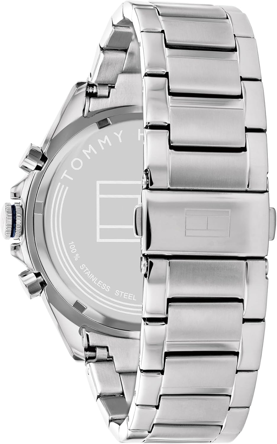 Thumbnail 2 de Tommy Hilfiger Multi Zifferblatt Quarz-Uhr für Herren – Edelstahlarmband, Blaues Zifferblatt