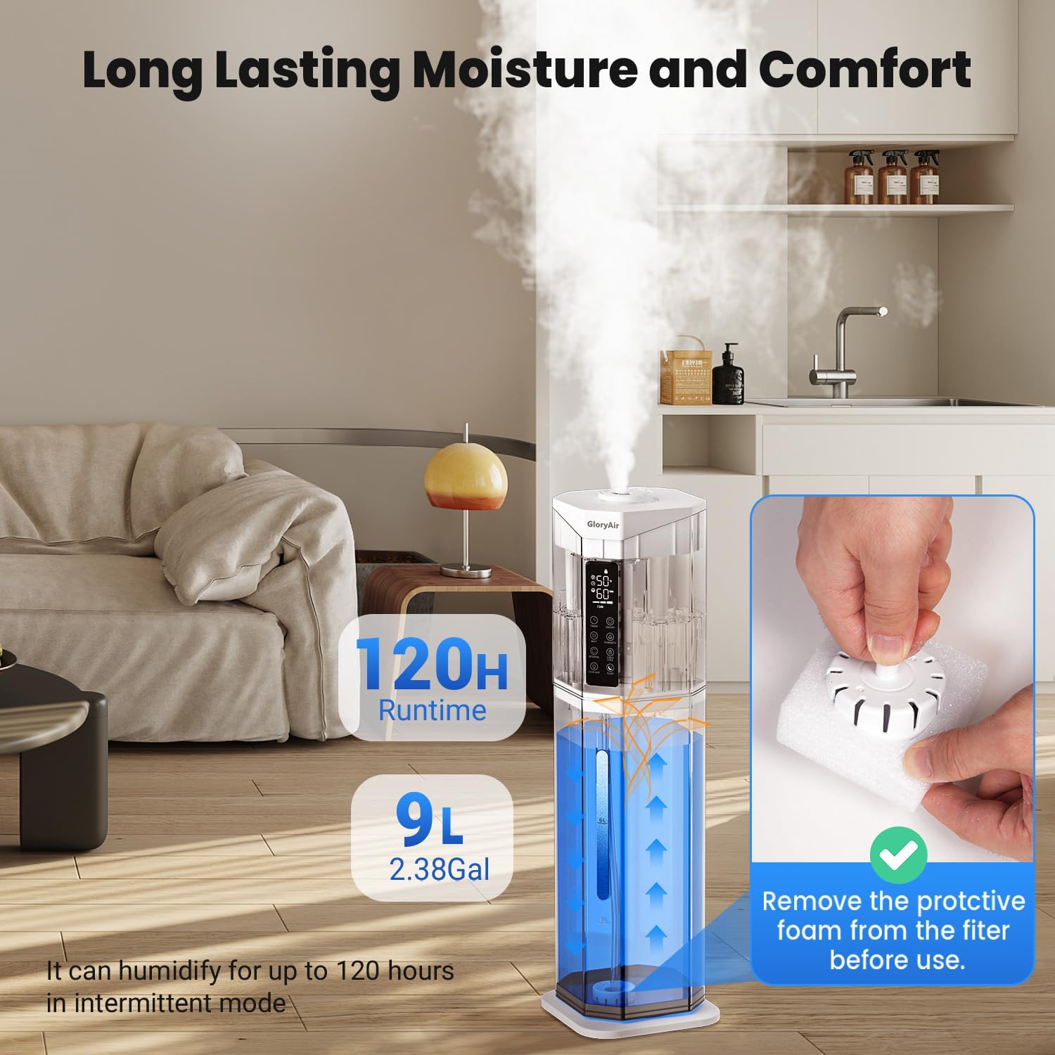 Thumbnail 5 de GloryAir 9L Cool Mist Humidifier 💧
