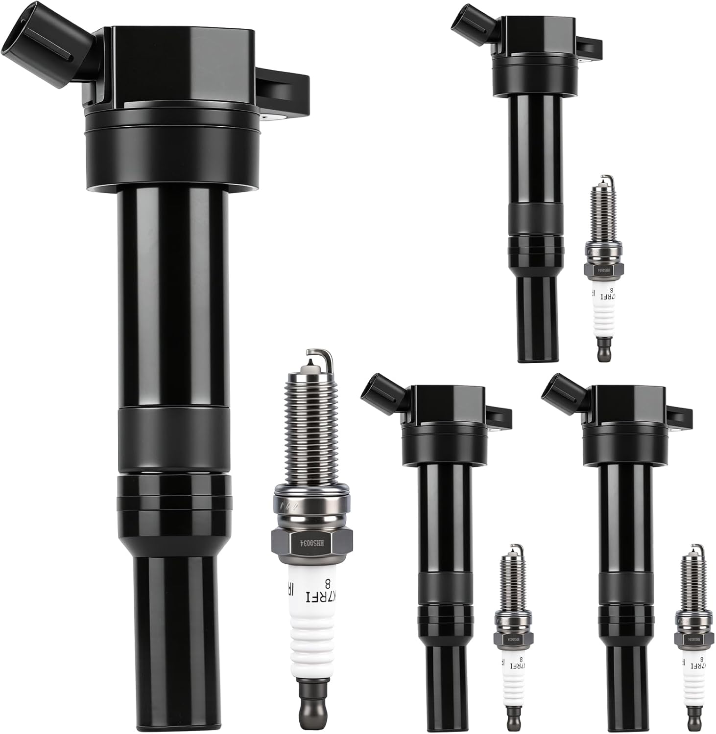 Detalle de Autoexact Ignition Coil Pack and Iridium Spark Plugs Kit for Hyundai/Kia 1.8L-2.0L (6-Set)