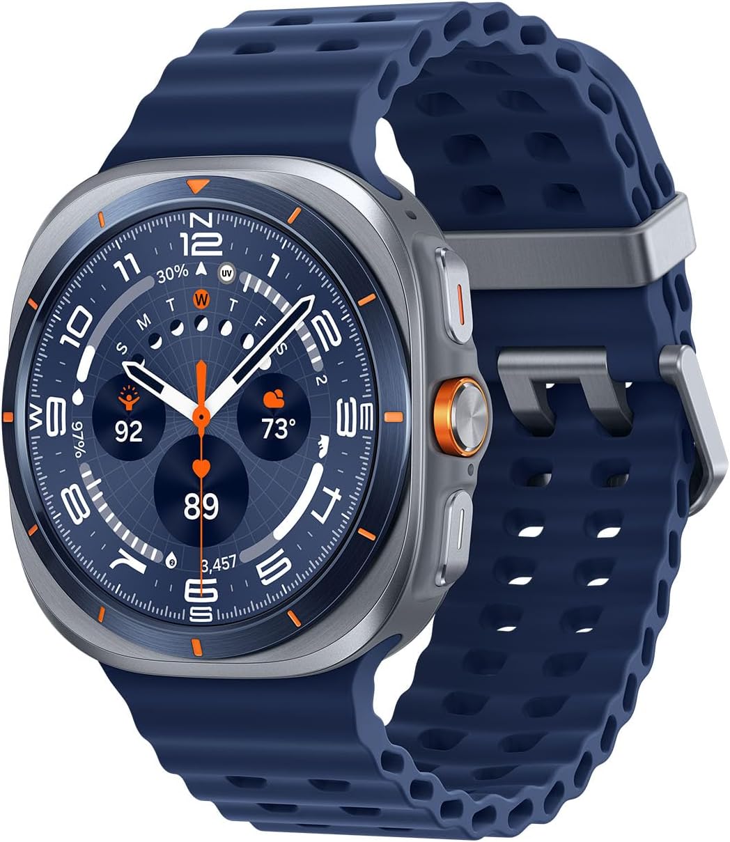 Detalle de Samsung Galaxy Watch Ultra (2025) 47mm LTE: Titanium Build, Advanced Sleep Coaching & Running Coach