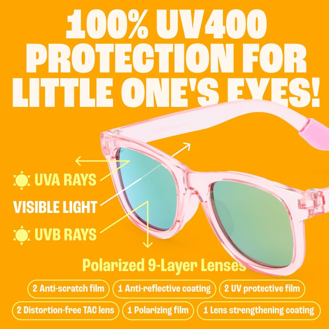 Thumbnail 4 de Lunettes de soleil polarisées BABY SUNNIES pour bébé (0-24 mois) avec sangle