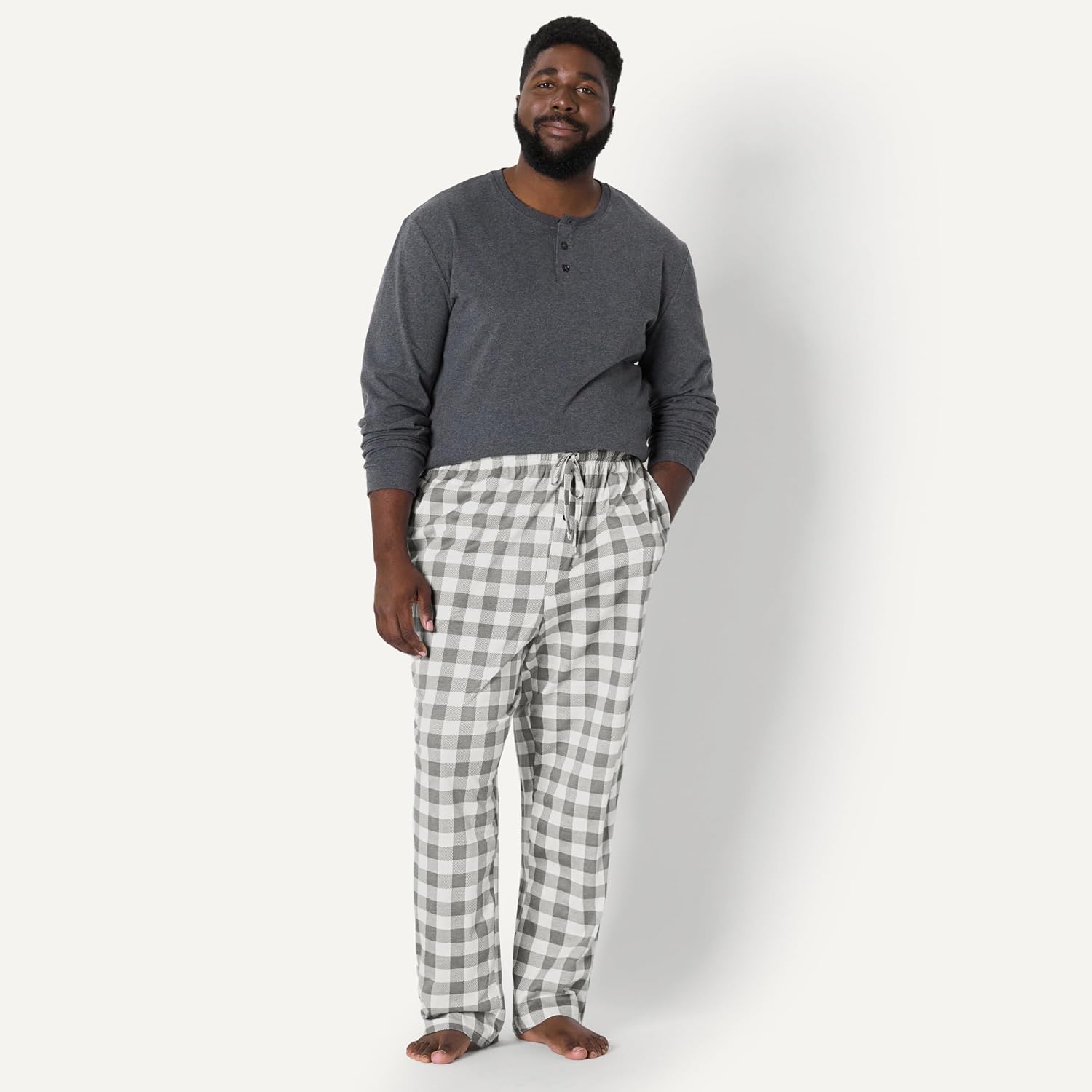 Thumbnail 6 de Amazon Essentials Herren Pyjamahose aus Baumwollstrick – Lockerer Komfort für die Nacht