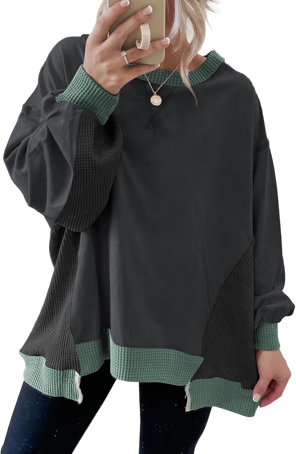 Detalle de SHEWIN Women's Sweatshirt 65% Polyester