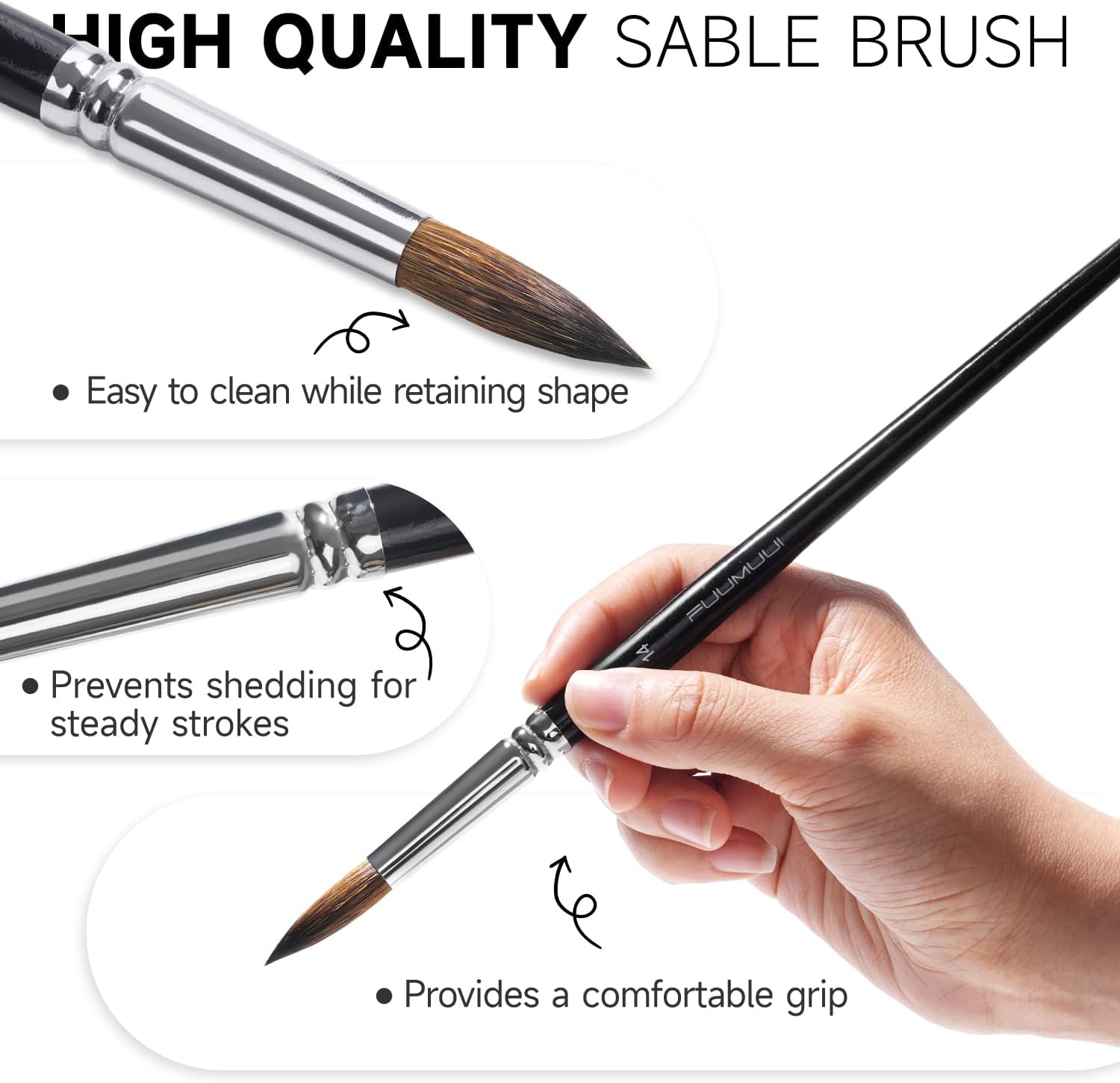 Thumbnail 2 de Fuumuui Sable Watercolor Brush Set