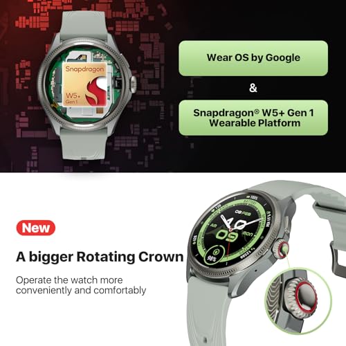 Thumbnail 2 de TicWatch Pro 5 Enduro Smartwatch for Men – 1.43" Android Wear OS with 90 Hrs Battery and 110+ Workout Modes