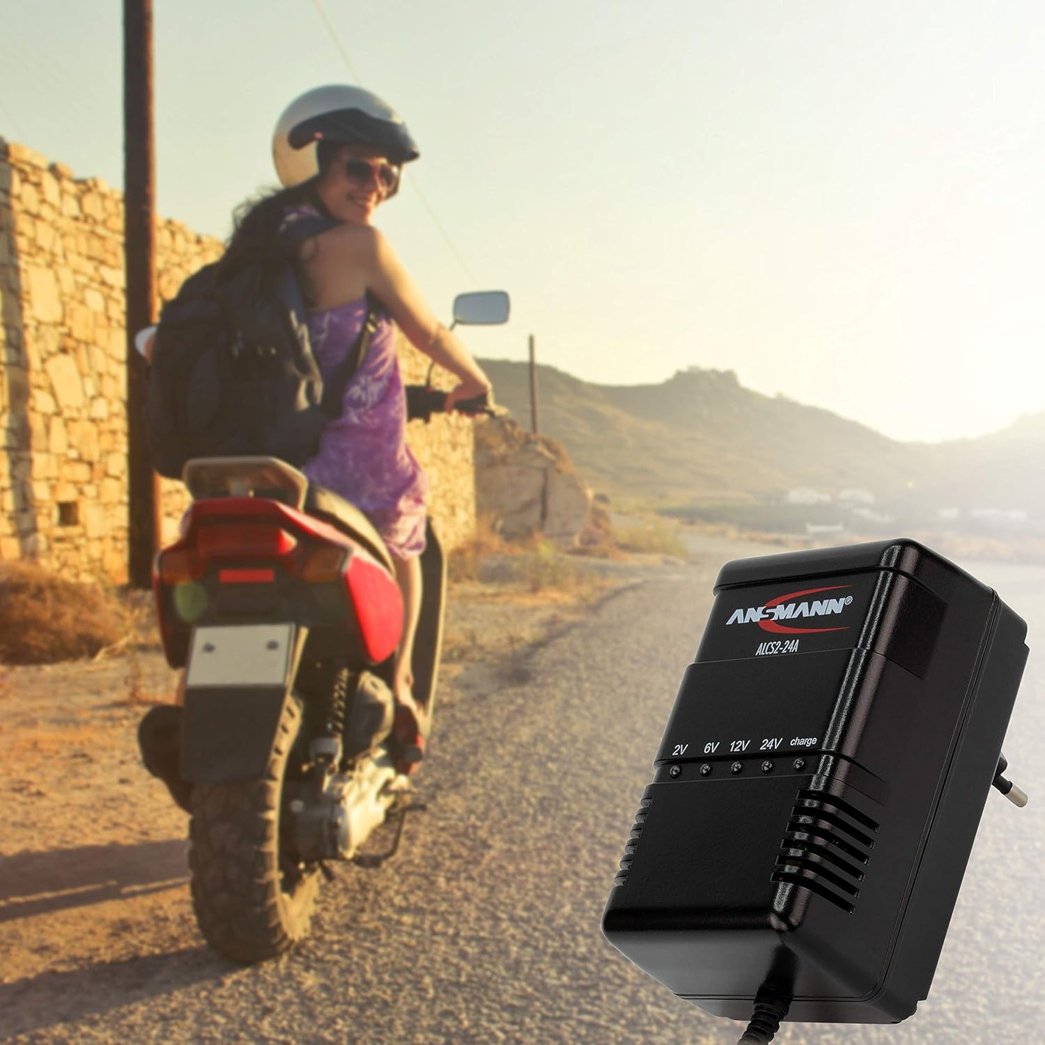 Thumbnail 4 de ANSMANN Autobatterie-Ladegerät ALCS 2-24 A – vollautomatisch für 2V, 6V, 12V & 24V Bleiakkus, 900 mA