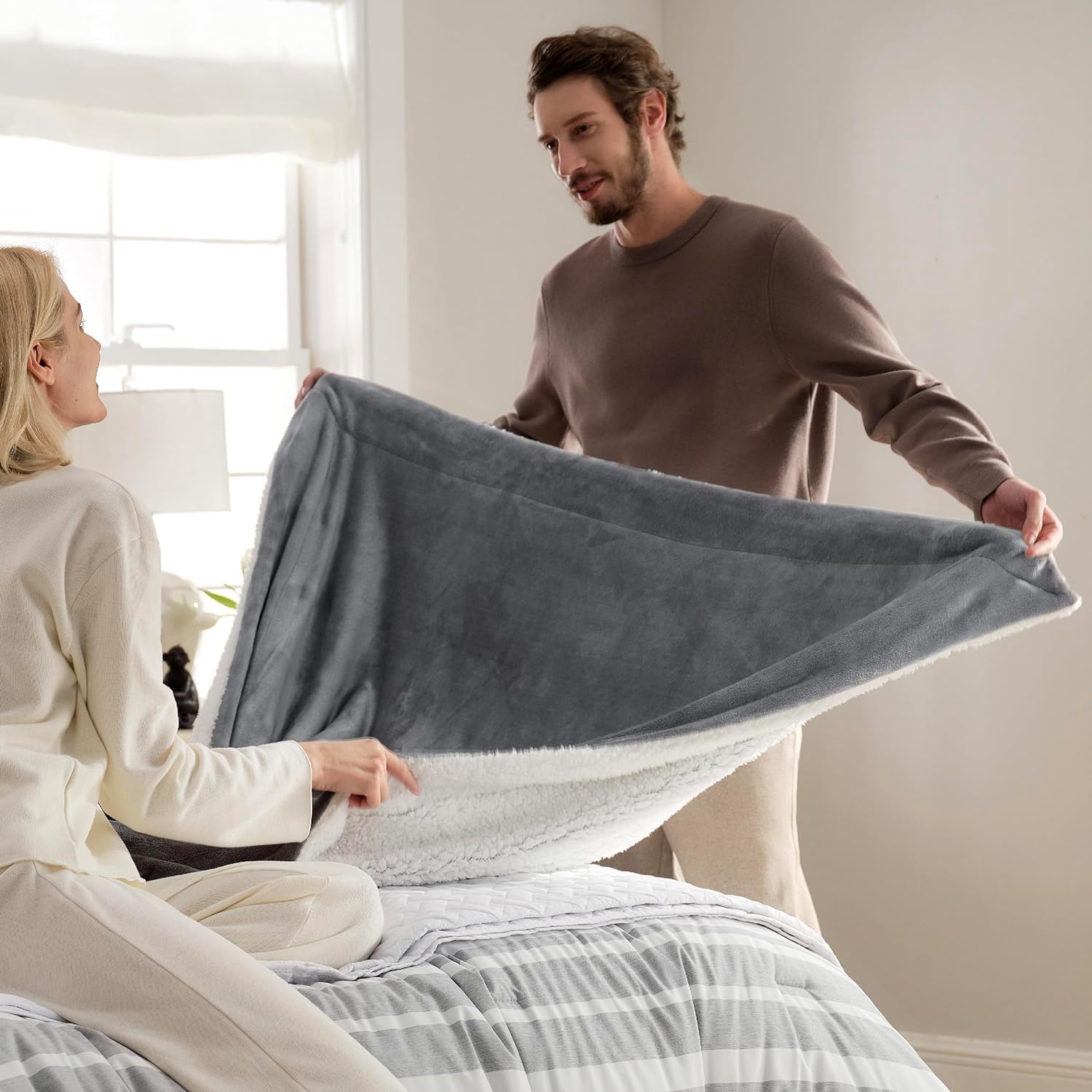 Thumbnail 5 de Bedsure Kuscheldecke 130×150 cm 🛋