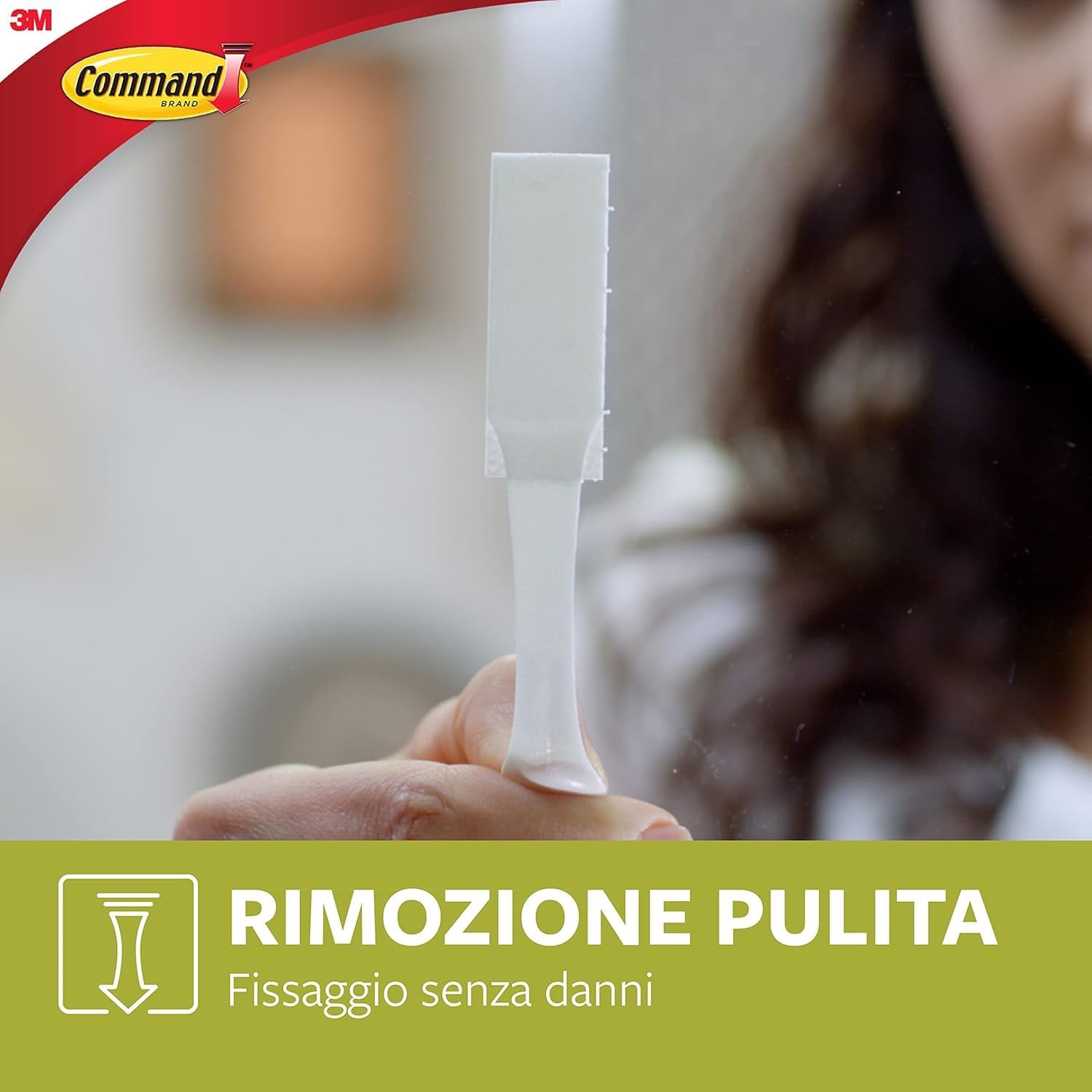 Thumbnail 5 de Command Strisce Appendiquadri Adesive Bianco: 36 Strisce per Quadri, Specchi e Cornici senza Forare