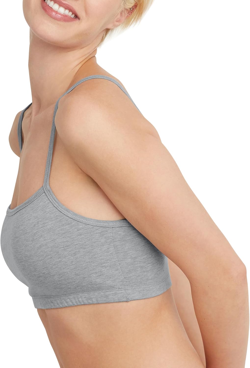 Thumbnail 3 de Hanes 3-Pack Short Crop Bralette for Women — Soft, Wireless Support and Cool Comfort