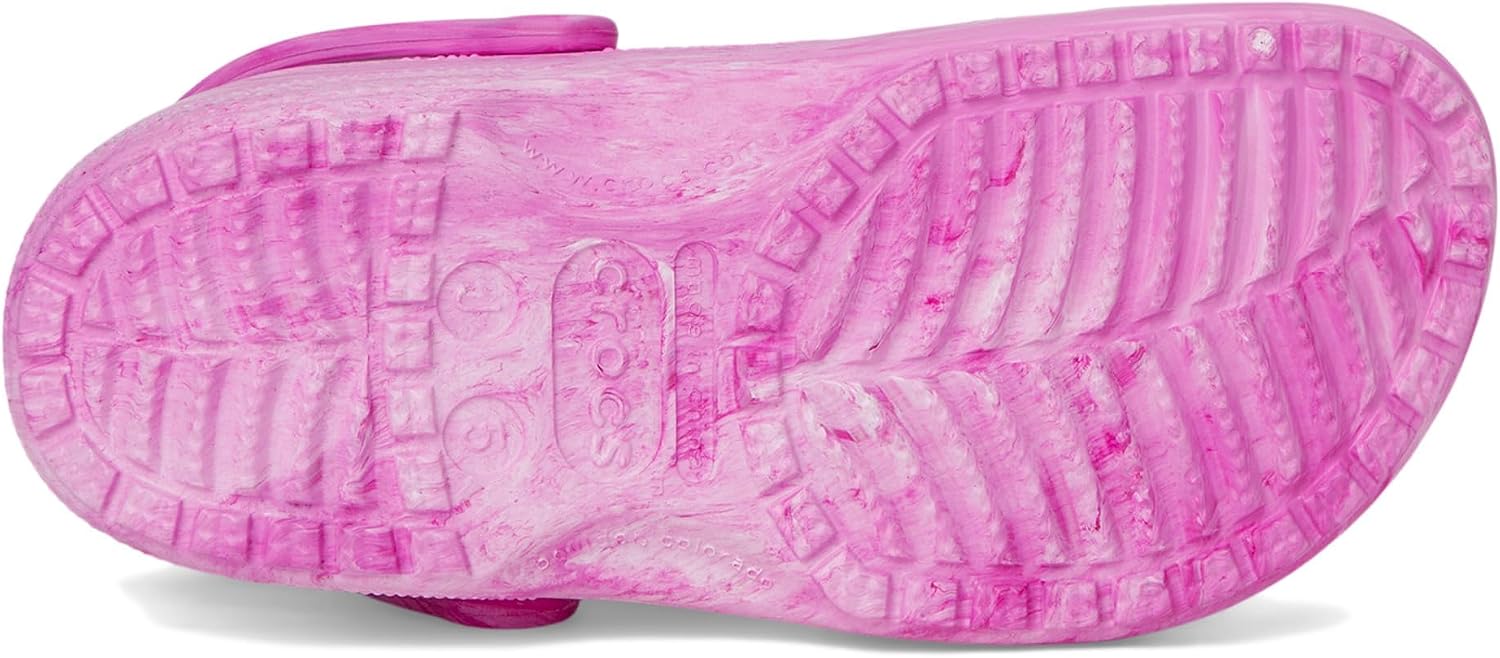 Thumbnail 2 de Crocs Unisexe Enfant Classic Watercolor Marbled Clog K – sabots rose jaspé