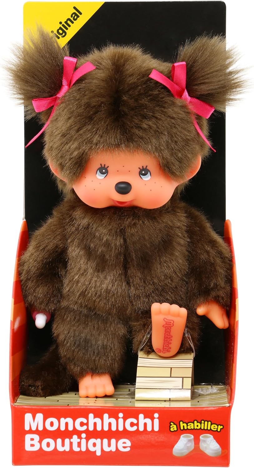 Detalle de BANDAI MCC L'original Monchhichi Stuffed Toy, 20 cm Girl Design