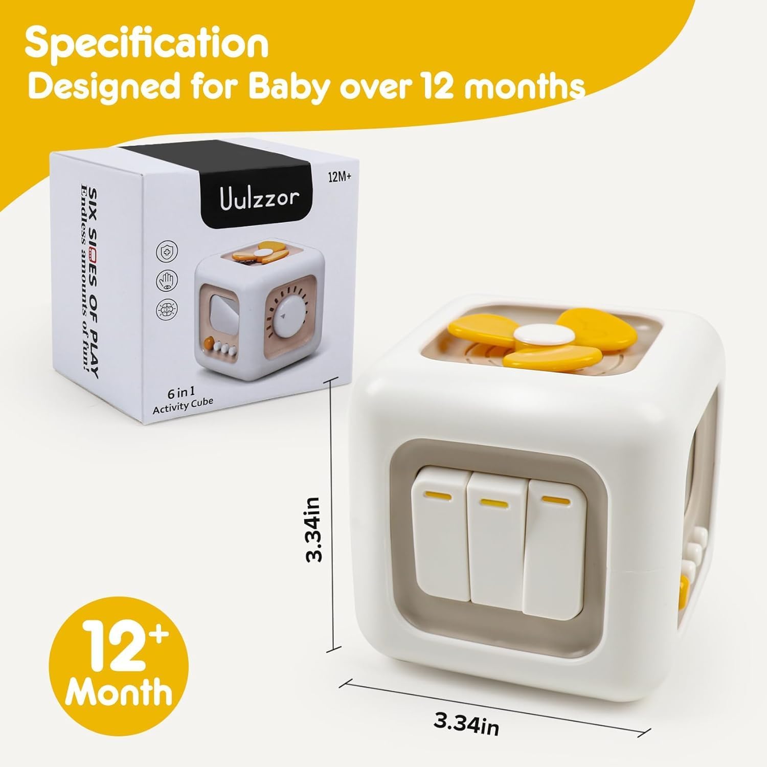 Detalle 2 de Zikenis Montessori cubo sensoriale 6 in 1