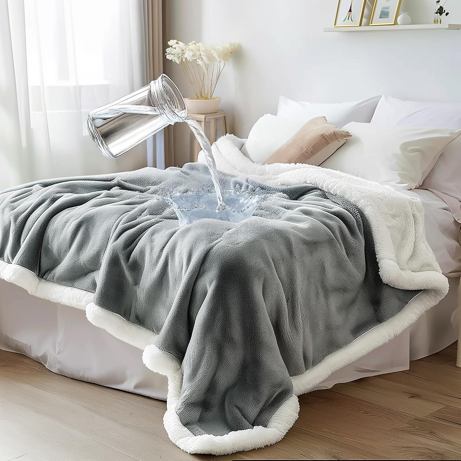 Detalle de Bedding Aid Waterproof Blanket, Queen