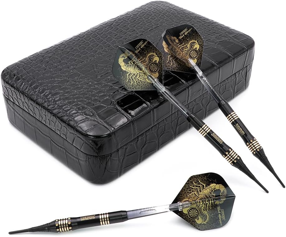 Detalle 2 de CUESOUL Fléchettes de Luxe à pointe douce (16 g) avec étui