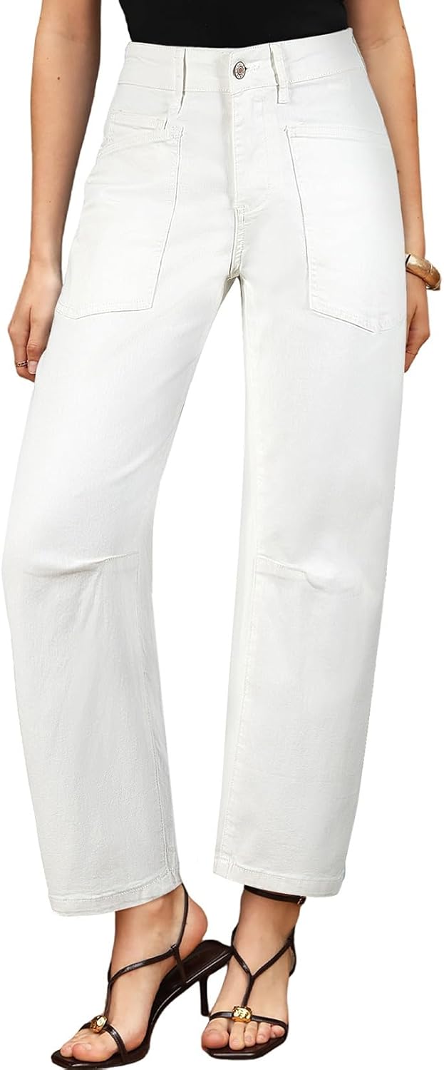 Thumbnail 3 de EVALESS Baggy Barrel Jeans High Waisted