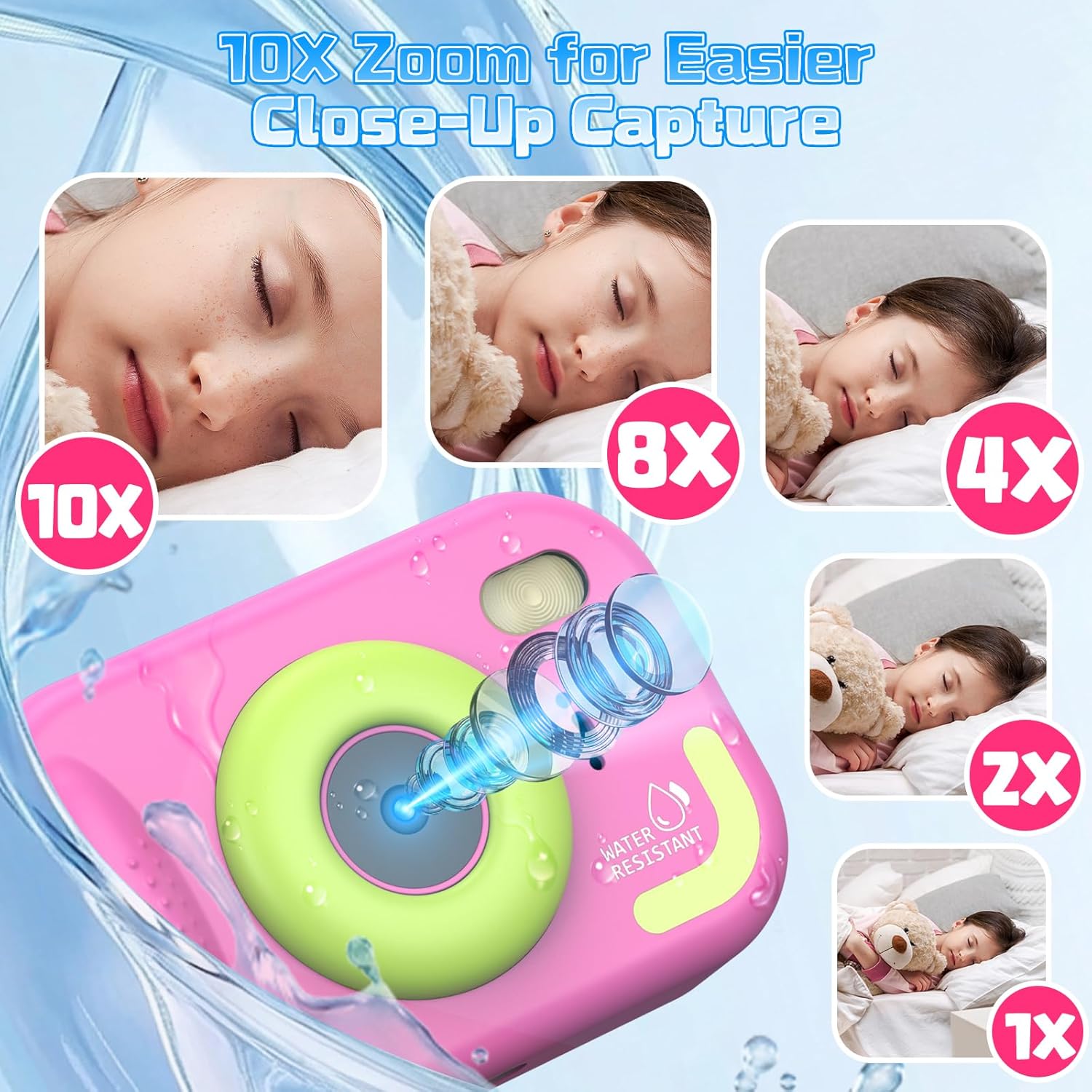Detalle de Macchina fotografica per bambini IP67, 48MP 1080P: guida all'acquisto