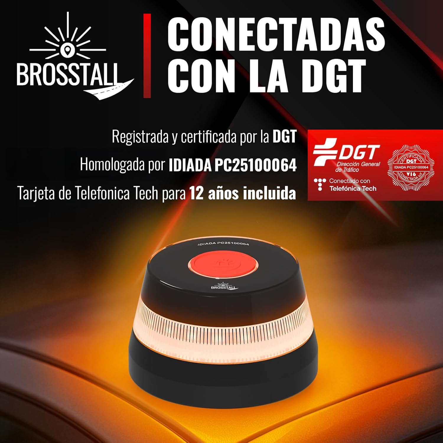 Thumbnail 1 de Brosstall Baliza V16 geolocalizada DGT 3.0
