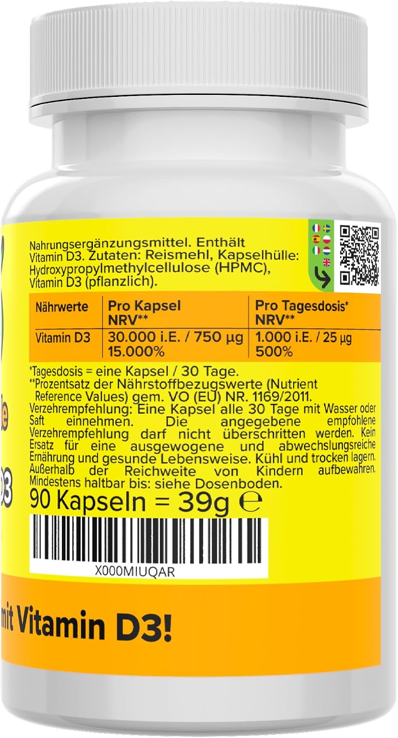 Thumbnail 6 de Vitamineule® Vitamin D3 Kapseln 30.000 i.E.