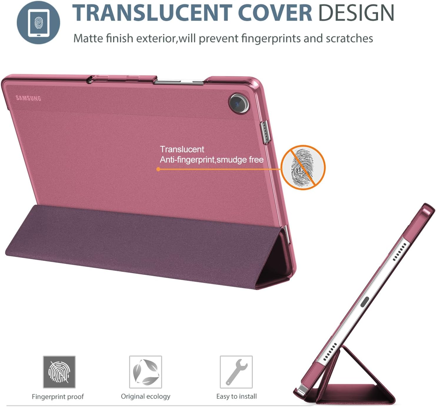 Thumbnail 2 de ProCase Smart Case for Galaxy Tab A9+ Plus 11" (2023) folio cover for SM-X210/SM-X215/SM-X216/SM-X218