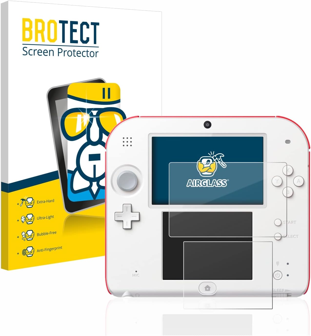 Detalle de BROTECT Schutzglas für Nintendo 2DS 9H