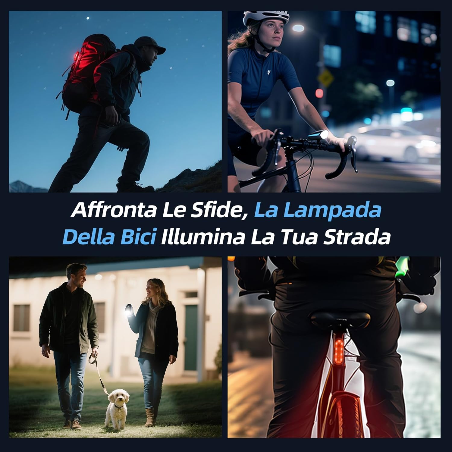Thumbnail 6 de Gobikey Luci Bicicletta 1200 mAh LED